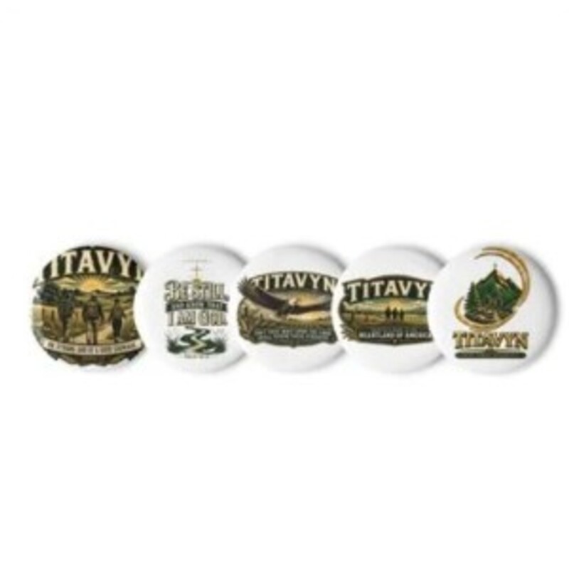 Set of Pin Buttons product mockup